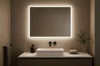 Espelho Banheiro LED 60x80cm - Iluminação Touch Moderno