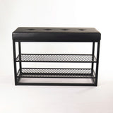 Sapateira Banco Sion Duo - Estofado Preto