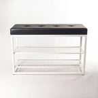 Sapateira Banco Sion Duo - Estofado Preto