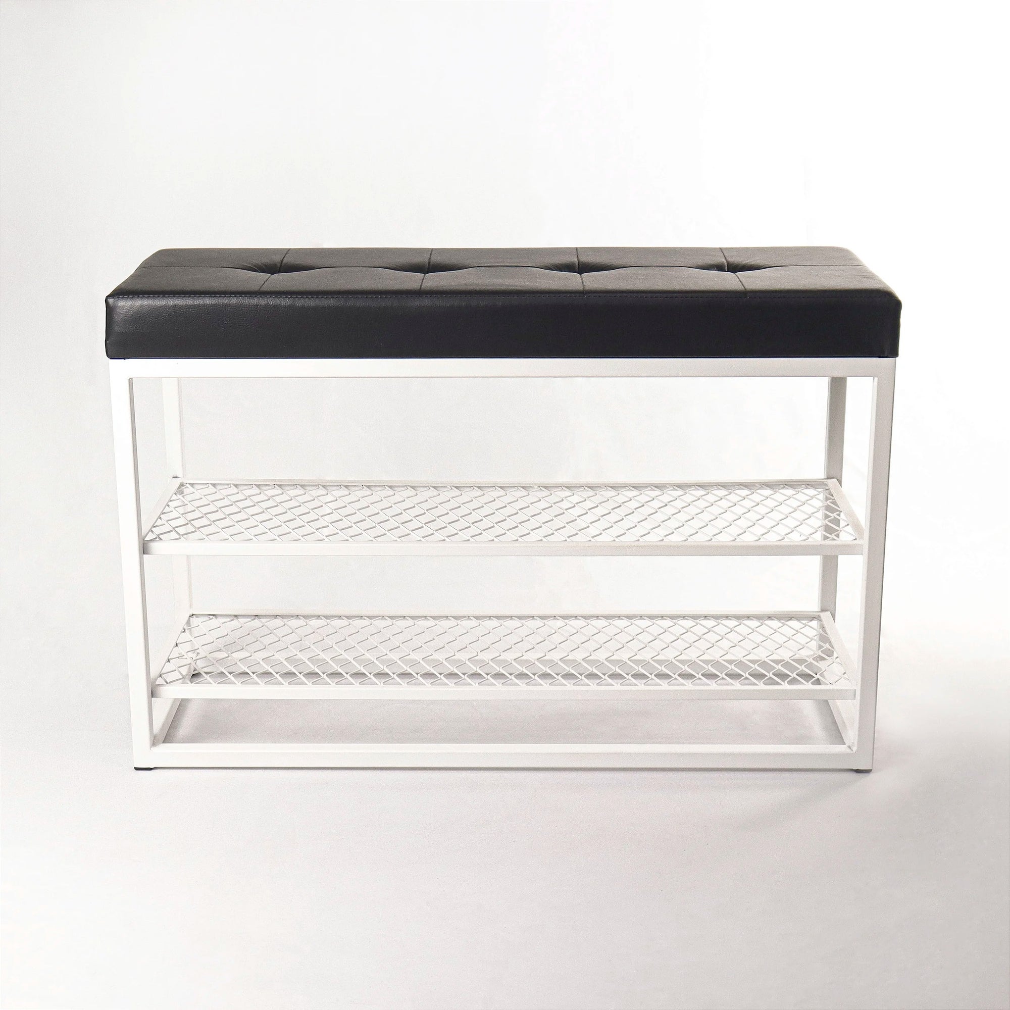 Sapateira Banco Sion Duo - Estofado Preto